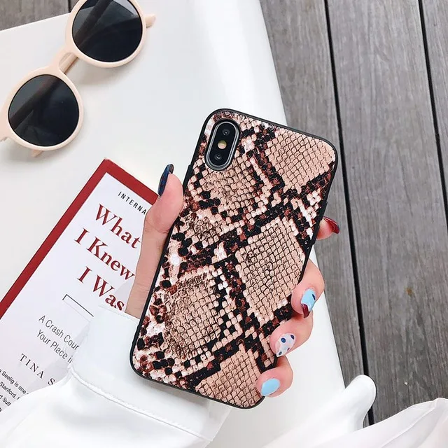 13 Чехол для телефона из искусственной кожи для iPhone11 11pro max 7 8 Plus X XS Max XR gg чехол из змеиной кожи чехол s для iPhone 6 6S 7 8 Plus Аксессуары - Цвет: 13