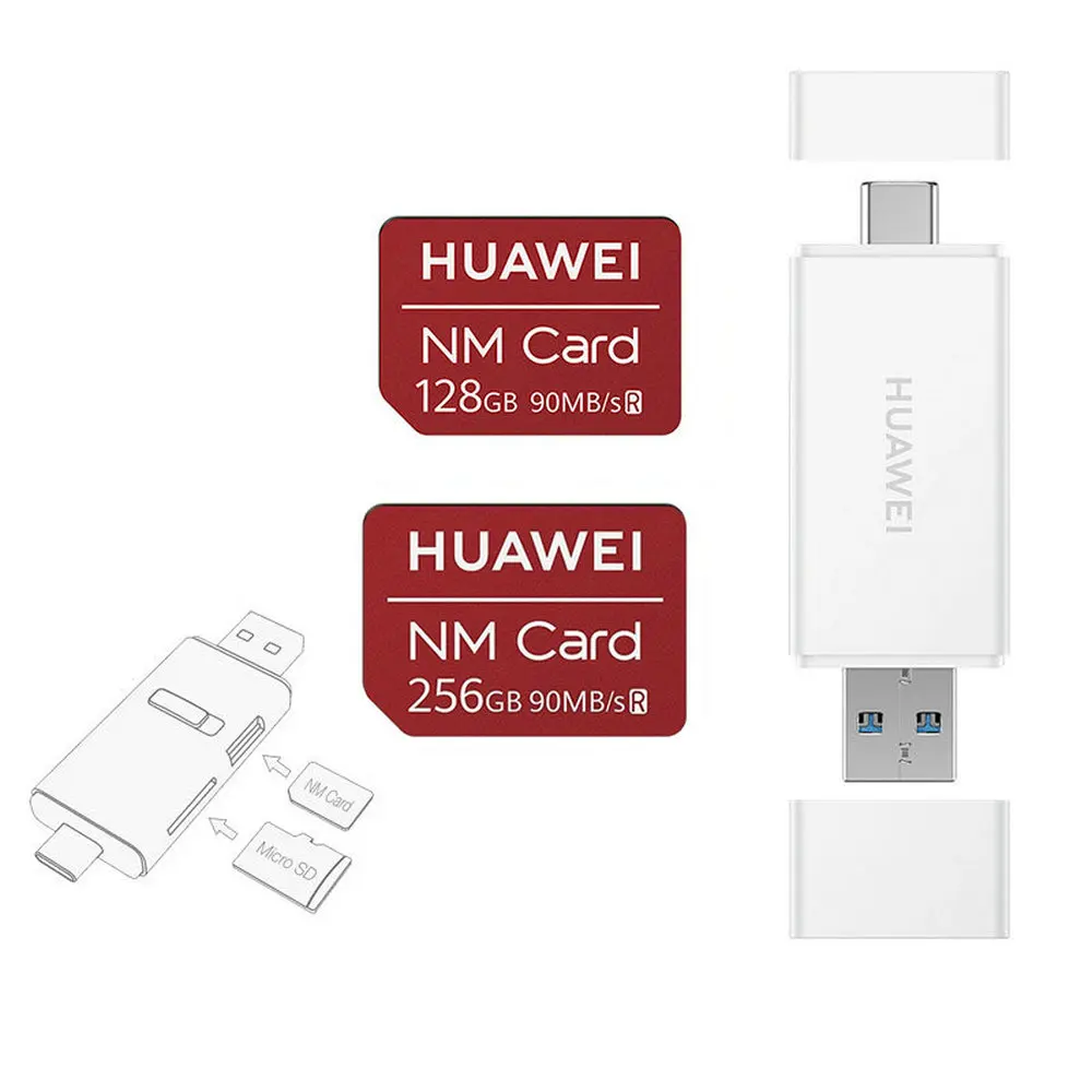 Оригинальная карта памяти Huawei NM 64 ГБ/128 ГБ/256 ГБ 90 МБ/с. для Mate 30 Pro RS P30 20 X Nova