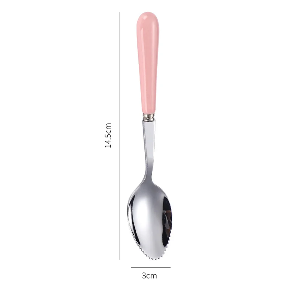 

6 Pcs Multipurpose Fruit Spoons Wear-resistant Feeding Spoons Feeding Spoons