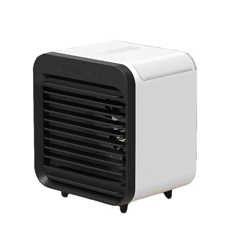 

Air Cooler Mini Portable Air Conditioner Fan Noiseless Evaporative Air Humidifier 3 Gear Speed for Office Cooler