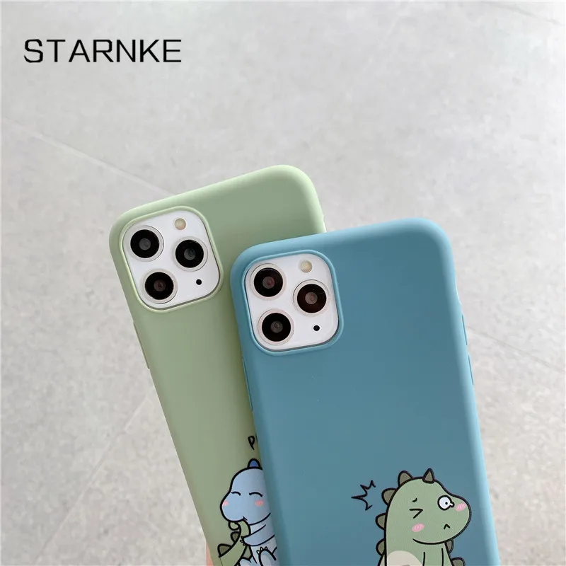Пара динозавров чехол для Xiaomi Redmi Note 10 9 8 7 Pro 10S 9S 8T 9A 9T 9C 8A 11S 11T 11 Lite POCO X3 F3 M3