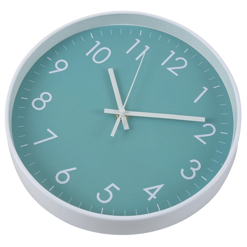 Современные Простые настенные часы для помещений тихие не офиса ванной гостиной