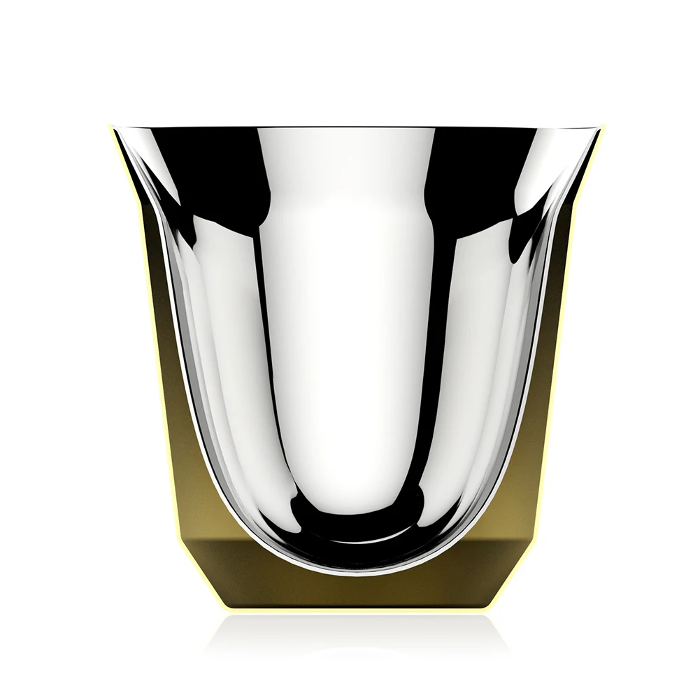 

80ml Double Wall Stainless Steel Espresso Cup Insulation Nespresso Pixie Coffee Cup Capsule Shape Cute Thermo Cup Coffee Mugs