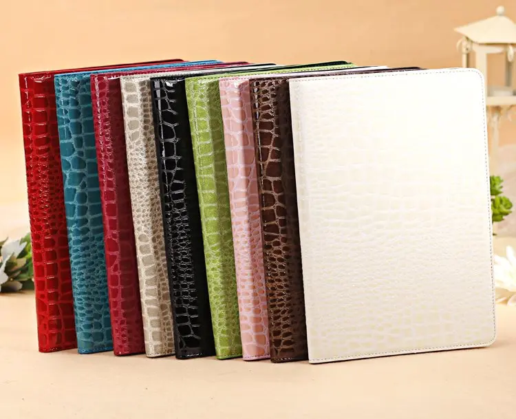9.7'' Coque for iPad 2 3 4 Case Luxury Crocodile PU Leather Folio Stand A1430 A1459 For Cover | Компьютеры и офис