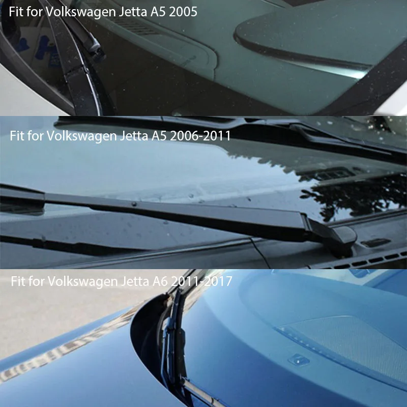 1 комплект Резиновых автомобильных передних стеклоочистителей для Volkswagen Jetta MK4 MK5