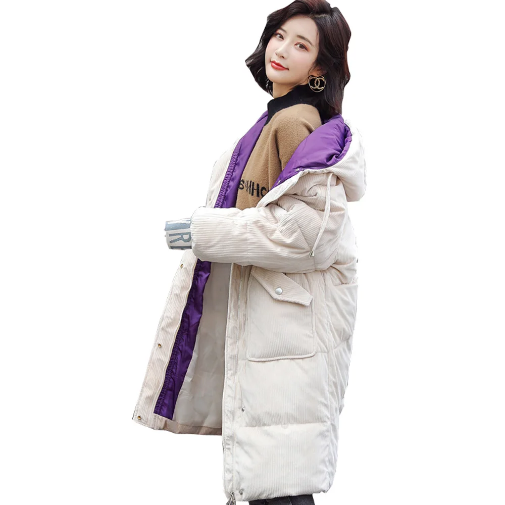 Хлопок средней длины женские зимние новые ins хлеб Верхняя одежда пуховая