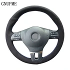 Черная замшевая искусственная кожа для Volkswagen Golf 6 Mk6 VW Polo Sagitar Bora Santana Jetta Mk6