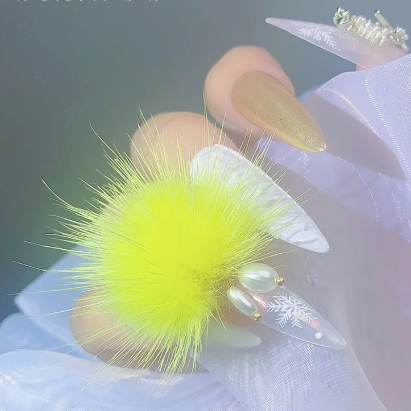 

1Pcs 3D Nail Art Decorations Detachable Magnetic Pom Poms Nail Art DIY Nails Accessories Charms Luxury Supplies