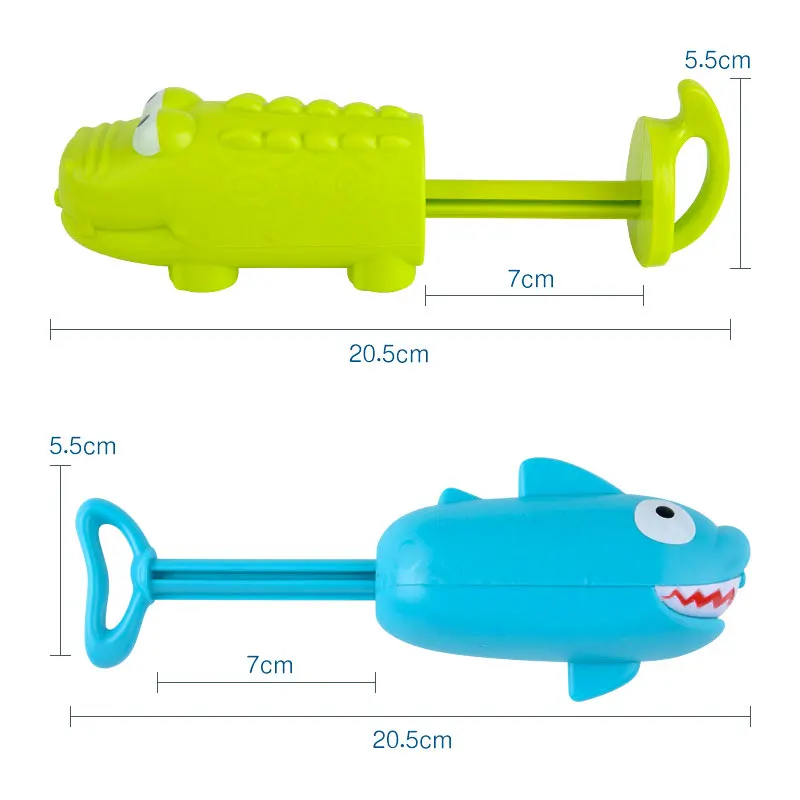 

Children's Water Guns Shark Crocodile Air Pressure Toys Water Bullet Bath Turtle Bathroom Play Toys Ocean Toys for Kids Gifts