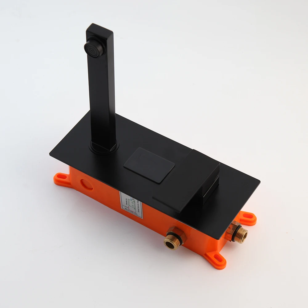 KEMAIDI Black Bathroom Basin Faucet Water Generating Digital Display Mixer Hot Cold Tap Stream Modern Design Faucets | Обустройство