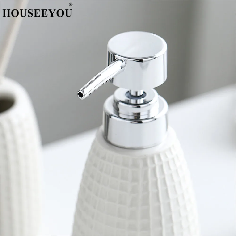 Креативный набор аксессуаров для ванной комнаты в скандинавском стиле черный