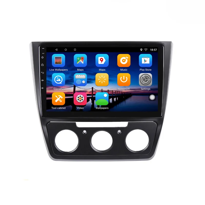 Автомобильный DVD плеер на Android 10 мультимедийный с GPS для Skoda Yeti 5L 2009 2011 2012 2013 2014 15 16 17