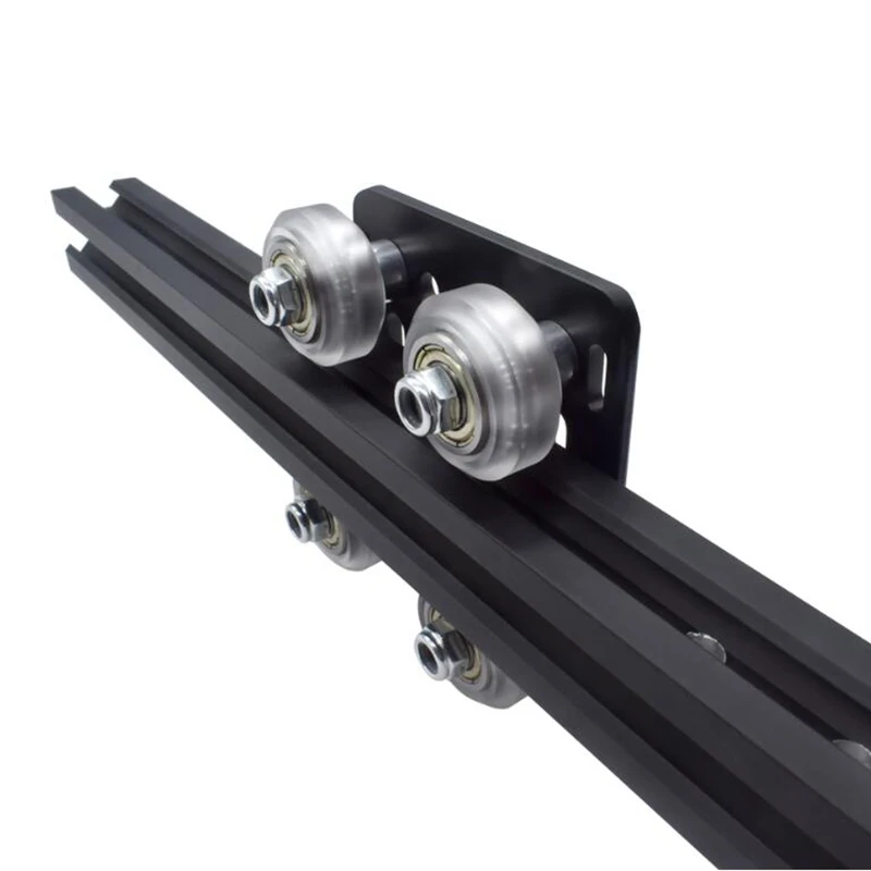 1 шт. V козловая пластина Набор Специальный роликовый шкив с белыми колесами 3D