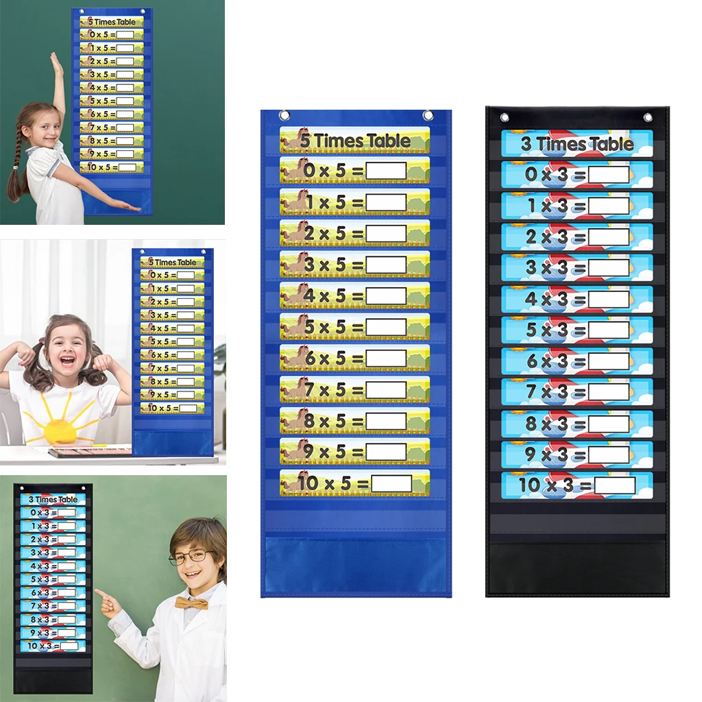 Reusable Multiplication Table Poster Math Charts Teaching Aid Classroom Home for Children | Дом и сад
