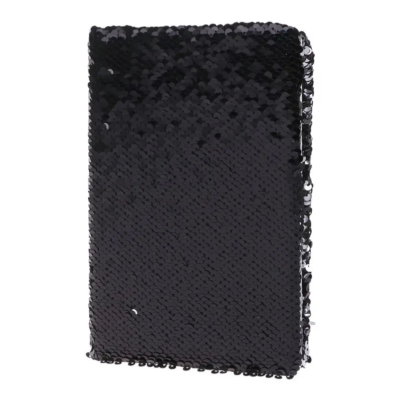 

Creative Sequins A5 Notebook Notepad Glitter Diary Memos Stationery Office Supplies Stationery 78 Sheets P9YA