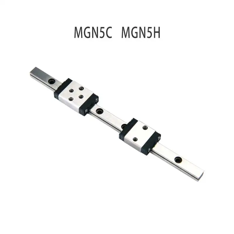 Миниатюрная линейная направляющая KGT для 3D принтера MGN5C MGN5H L 34 мм 44 мм 50 мм 100 1 шт. MGN линейная направляющая каретка MGN