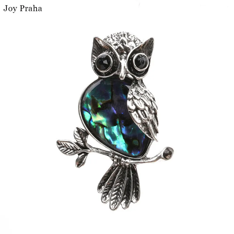 

Hot selling abalone women brooch / Fashion shell series animal owl brooch