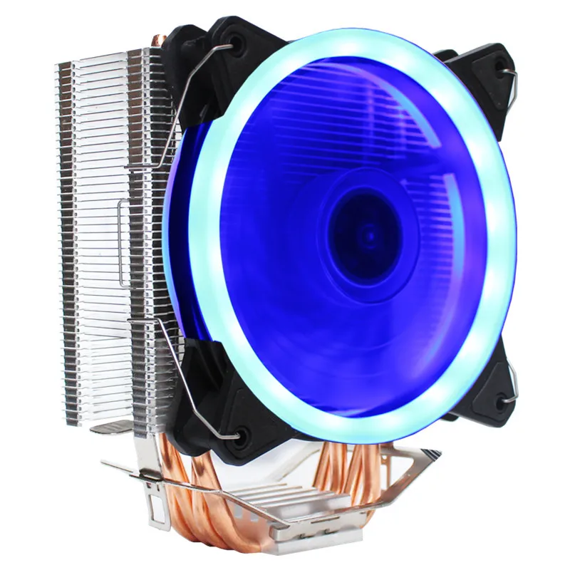 Кулер для процессора Intel LGA 1150/1151/1155/1156/775/1366 AMD радиатор с 4 тепловыми трубками и