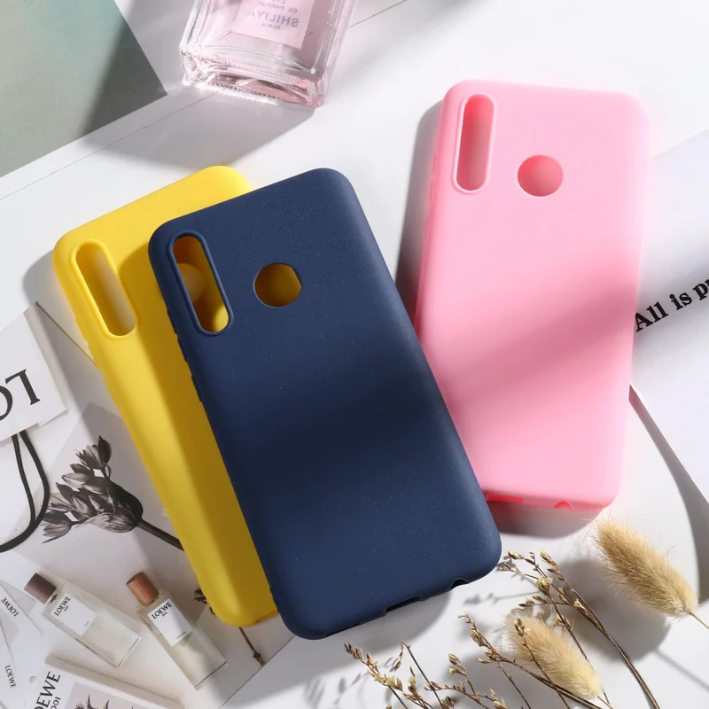 Матовый чехол для Huawei Honor 10 Lite однотонный карамельного цвета Play 8A 8X 8S 8C 6X 9 8 7C 7A Pro 7X