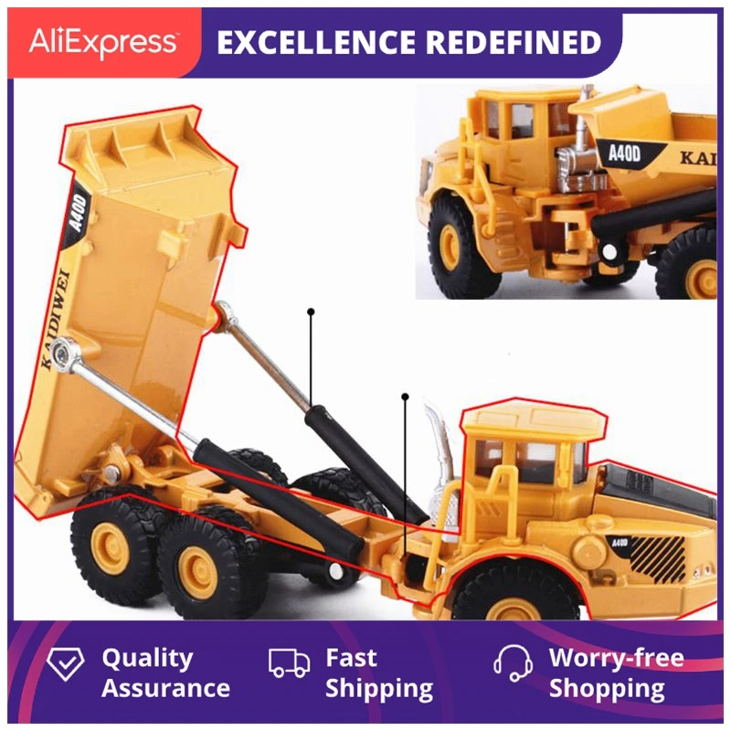 

Сплав масштаба 1:87, самосвал, литые строительные автомобили, модель игрушки грузовики 95AE