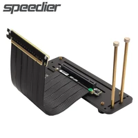 pci express 16x flexible cable pc graphics cards pcie 3 0 x16 riser card extension port adapter reverse for atx casestand base