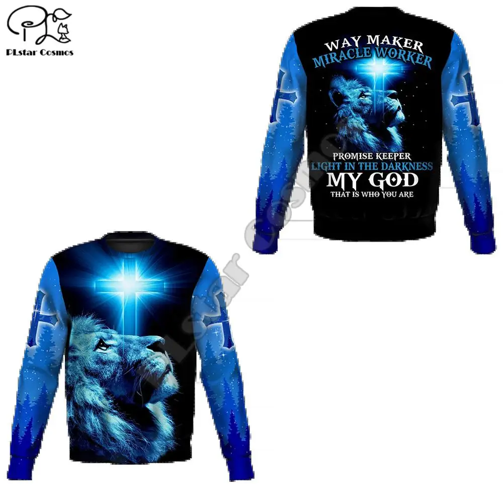 

PLstar Cosmos God Christian Catholic Jesus Retro Streetwear Funny Pullover Harajuku 3DPrint Men/Women Zip/Hoodies/Sweatshirts S2