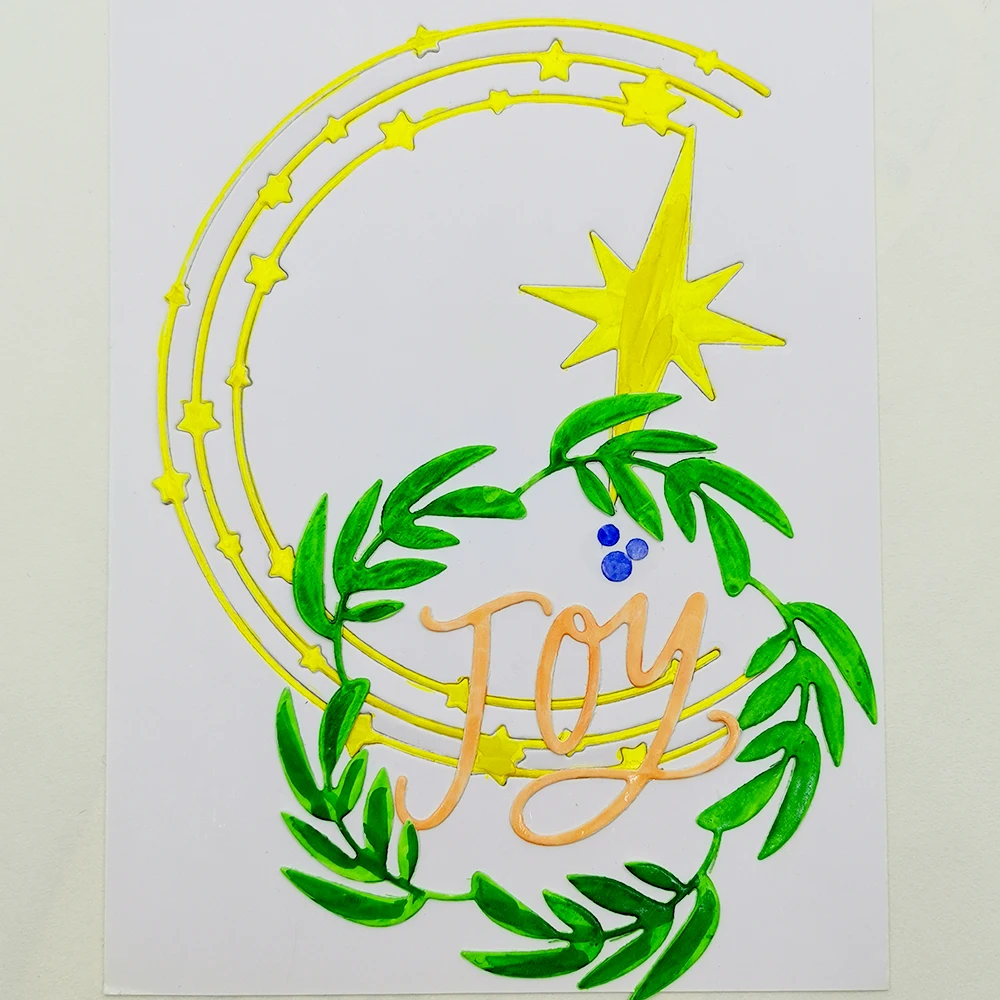 Звезда Луна Нож Плесень Металл резка плесень серебро ремесло набор ручной работы