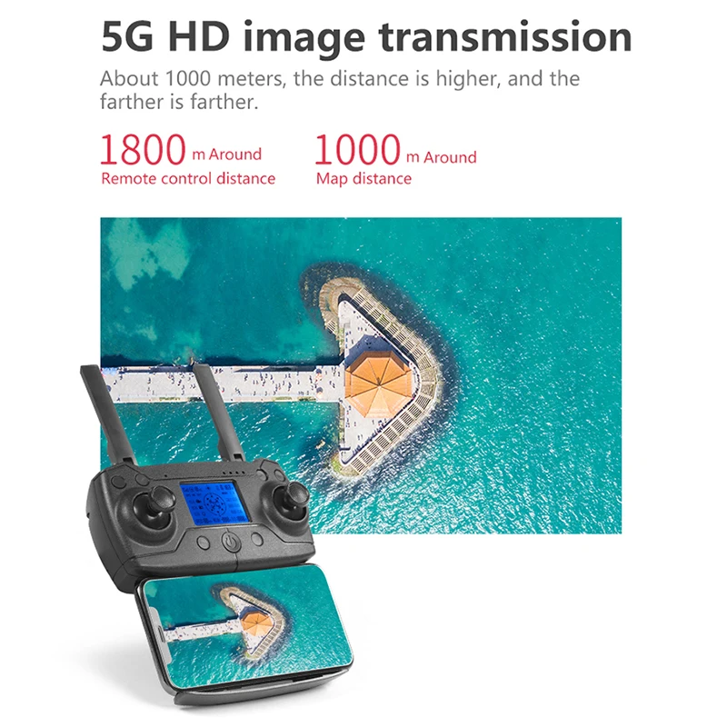KY601G GPS дрона с дистанционным управлением 4K 5G WI-FI FPV 1000 метров передача изображения
