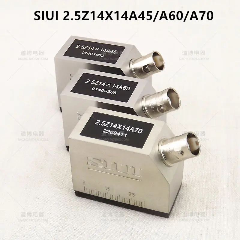 Ultrasonic Oblique Probe SIUI 2.5Z14 X 14A45 / A60 / A70 Flaw Detector Detection Probe