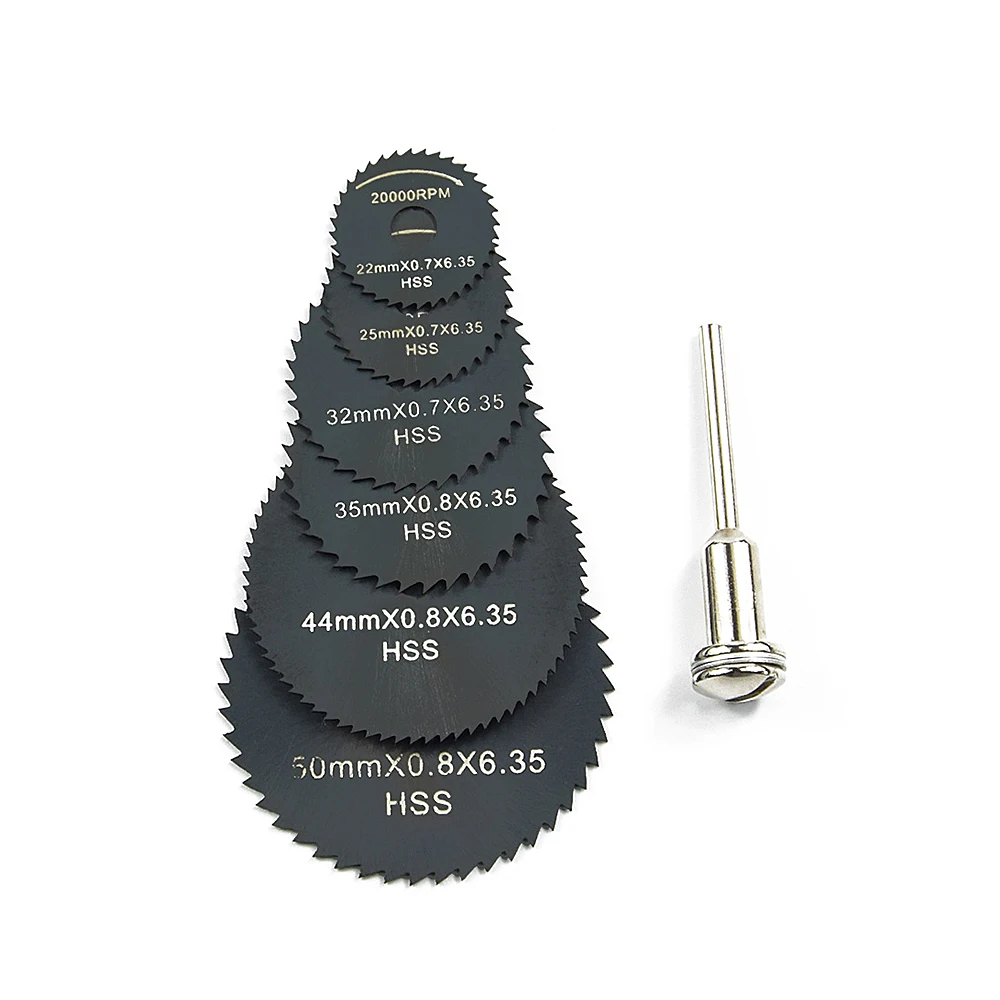 Новый 6 шт. Hss режущий диск мини циркулярная пила Лезвие маленький для пилы