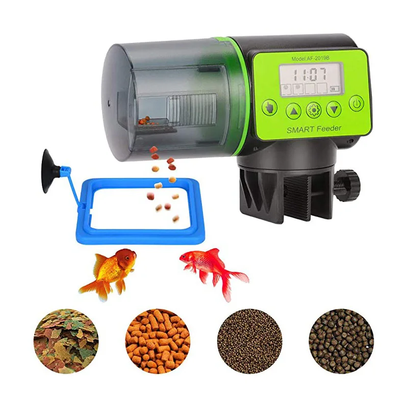 

200ML Smart Automatic Fish Feeder Aquarium Fish Tank Accessories Auto Feeding Fish Timer Feeder Dispenser Aquarium
