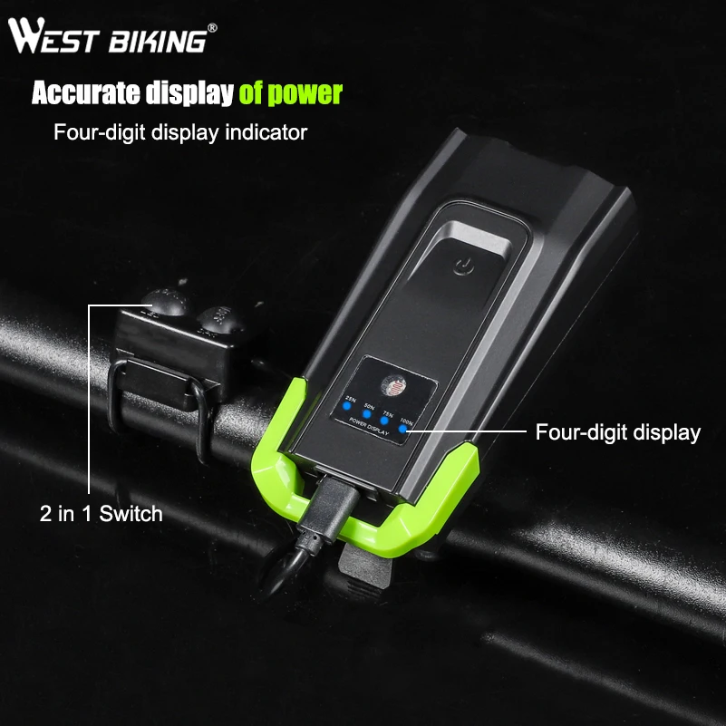 4000 мА/ч умная Индукционная велосипед передний светильник набор USB Перезаряжаемые