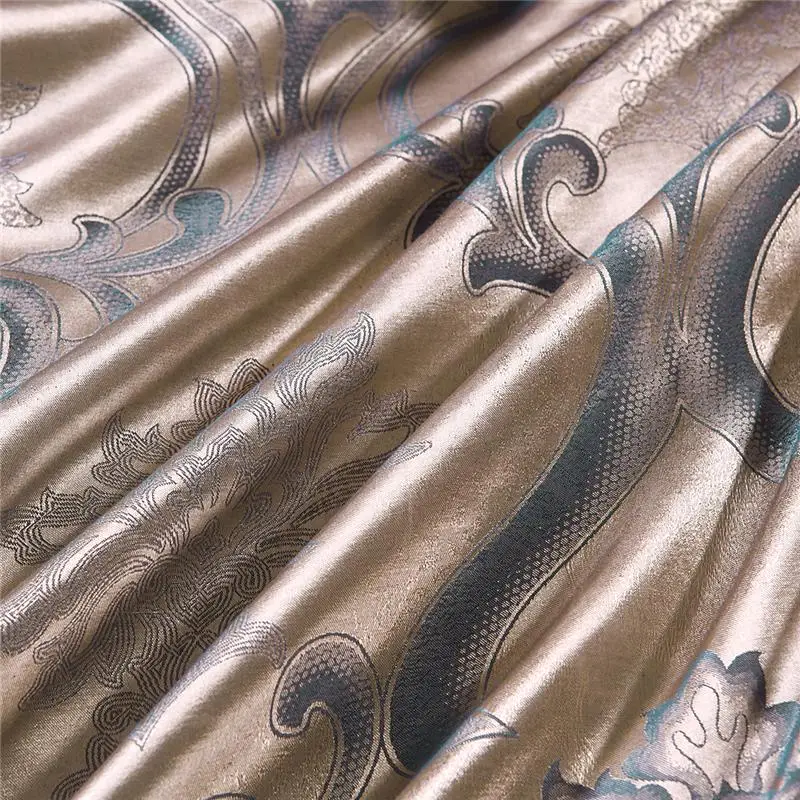 Комплект постельного белья из шелка хлопка и сатина 4 шт.|Комплекты белья| |