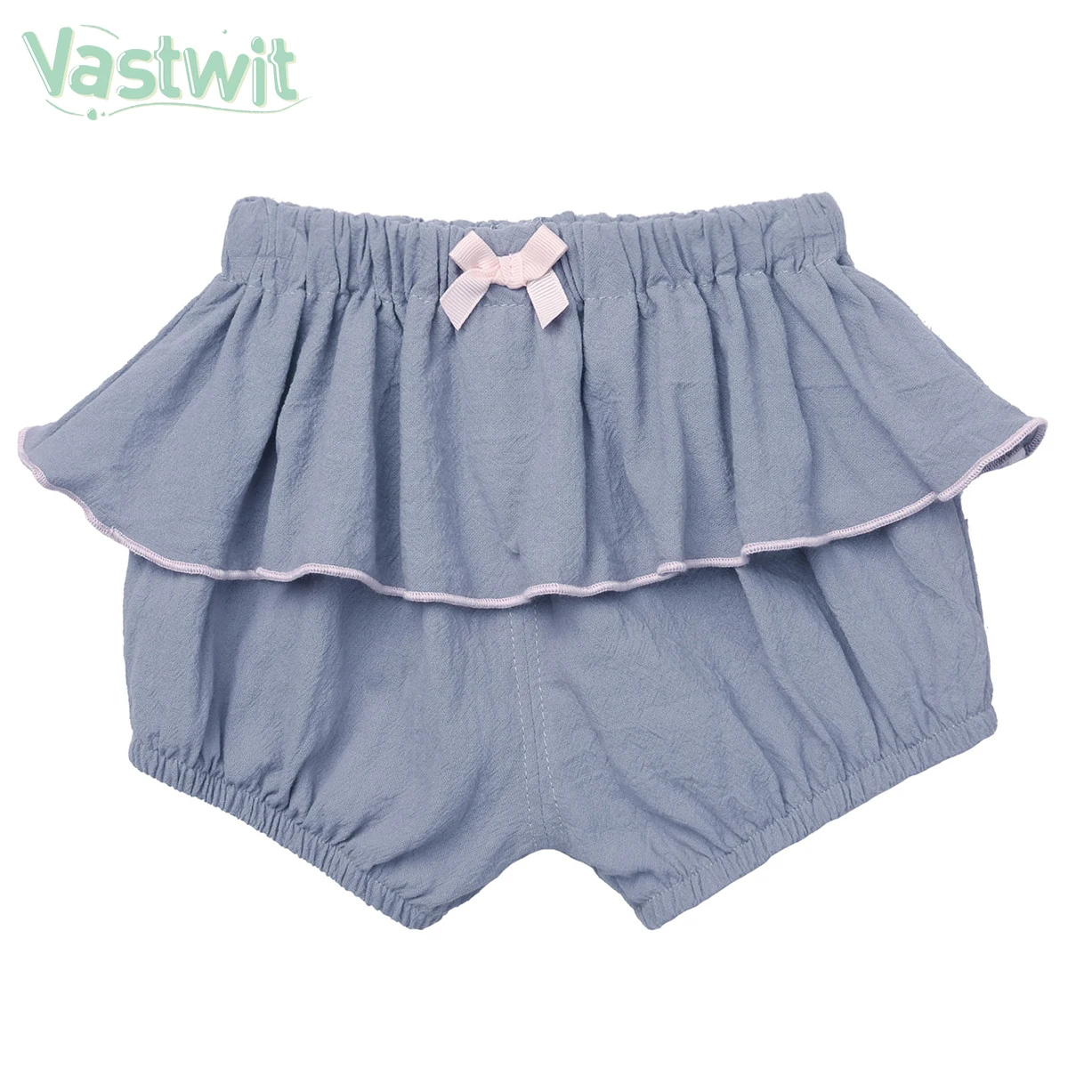 

Summer Kids Girls Shorts Solid Color Baby Girl Cotton Bread Short PP Pants Fashion Newborn Ruffle Bloomers Shorts 6 Months-3Year