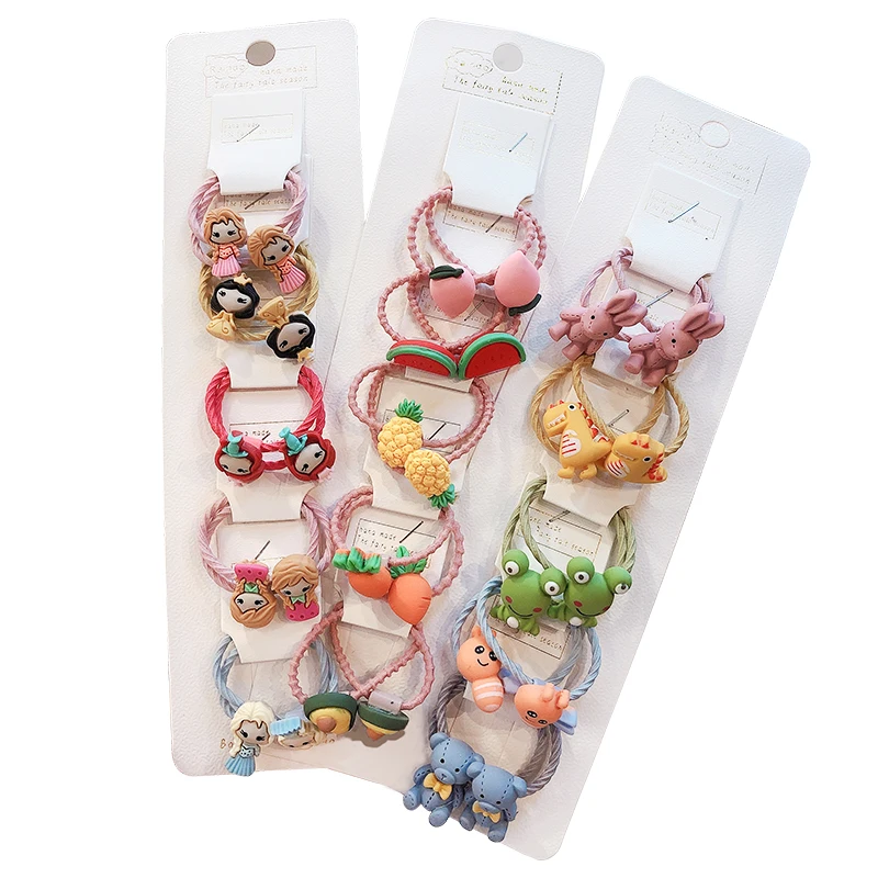 New Cute Crown Star Quicksand Scrunchies Children Girls Kids Elastic Hair Rubber Band Accessories Tie Hair Ring Rope Holder