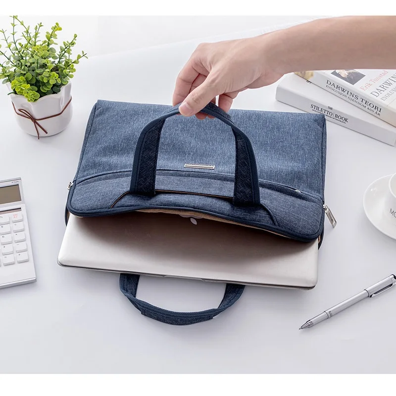 Женский портфель, деловая Повседневная сумка для ноутбука IPad 14 дюймов, водонепроницаемые портфели из ткани Оксфорд от AliExpress WW