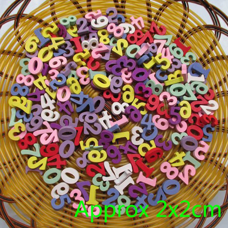 100 шт. цифры деревянные милые буквы алфавита украшения Scrabble Скрапбукинг