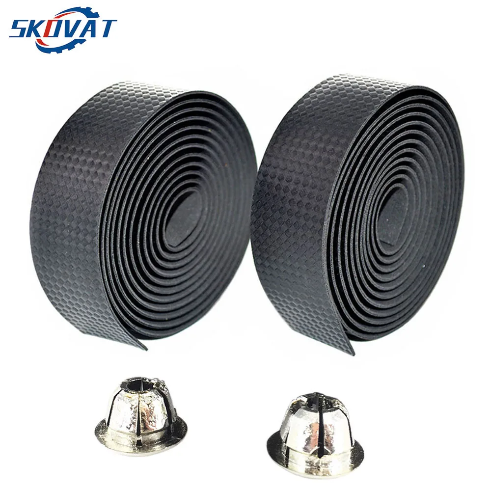 

SKOVAT Cycling Road Bike Handlebar Tape Anti-slip Bicycle Handle Bar Tapes Wrap Cork Guidoline Fixing Straps Bicycle Accessories