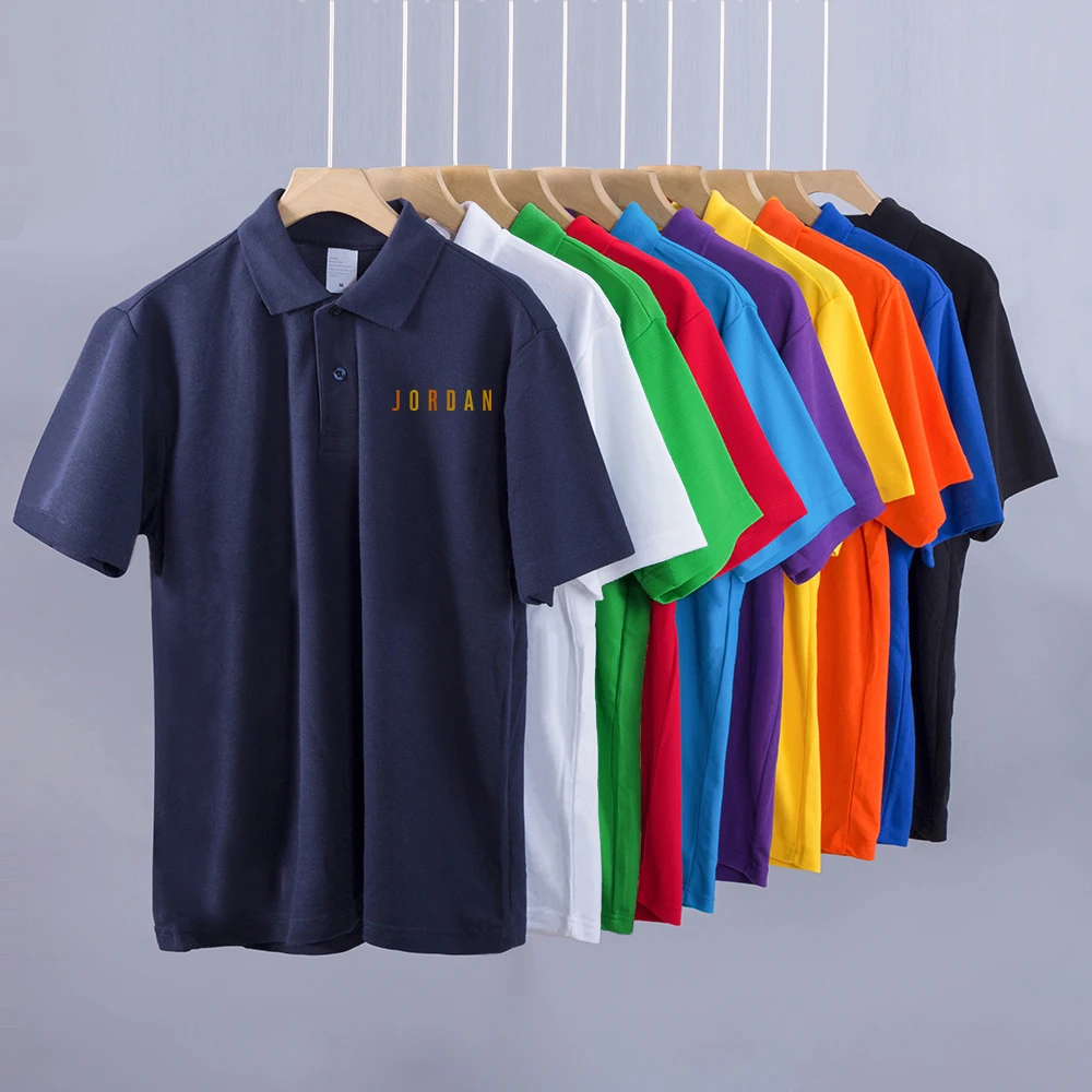 

Top Quality Solid Color Mens Polos Shirts Short Sleeve Casual Polos Hommes Fashion Summer Lapel Male tops 2021 New Shirts