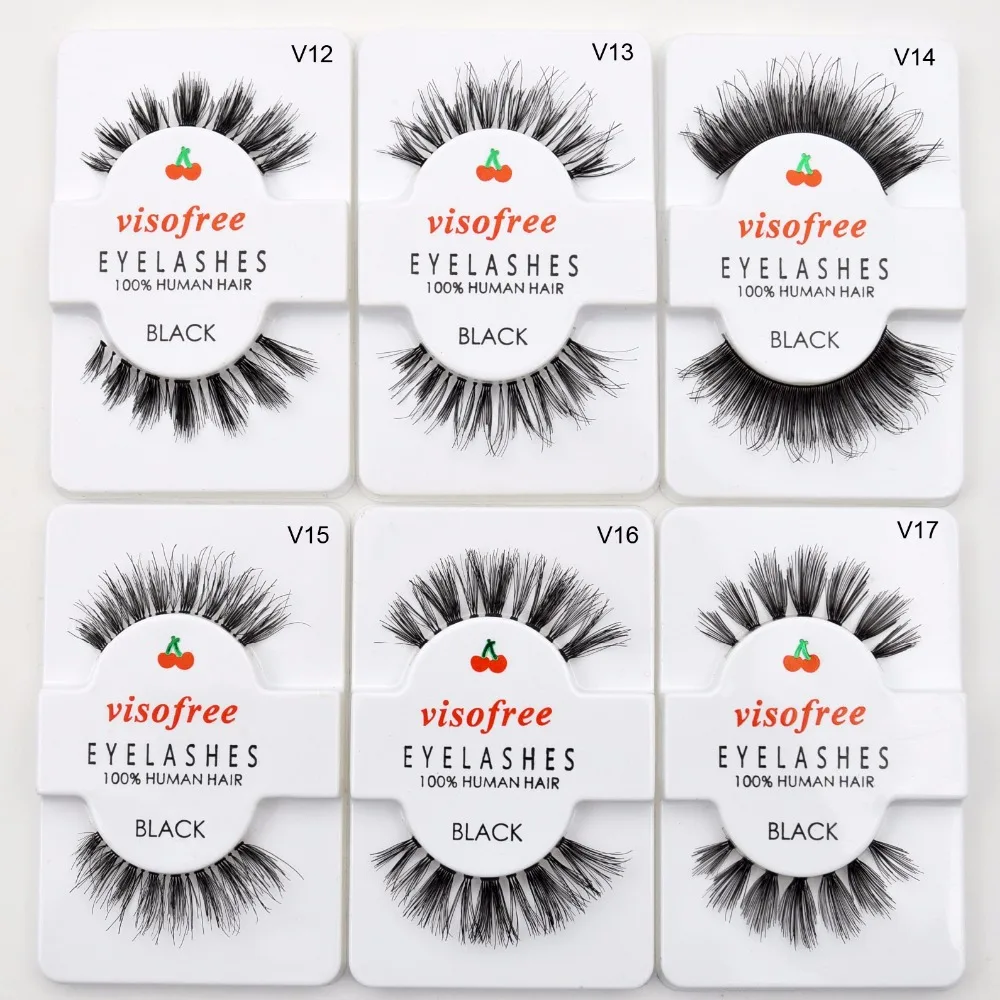 12 пар Накладные ресницы с крылышками крест накладные норковые многоразовые