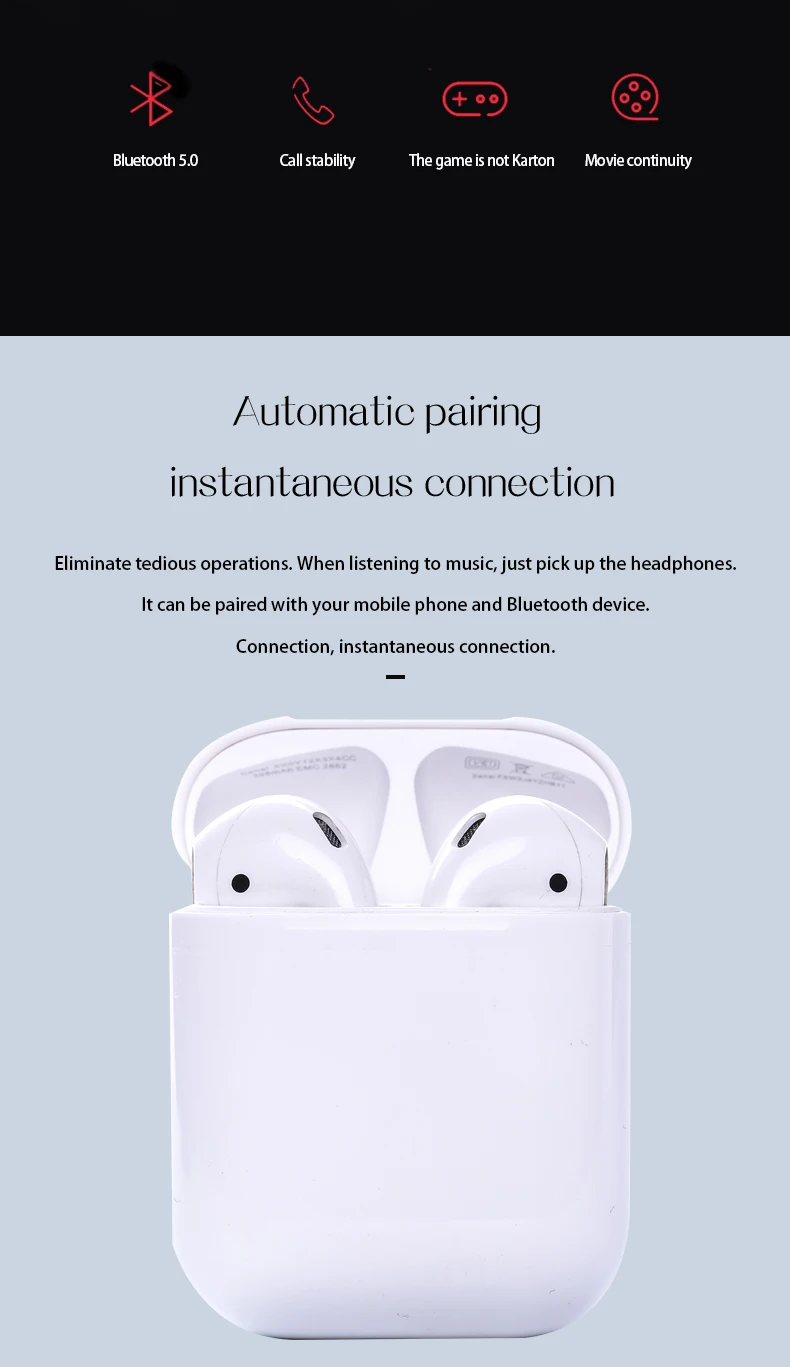 Istoreshop последняя i20 tws Беспроводная bluetooth-гарнитура Realtek чип для iPhone и Android i10/i12/i20/i80/i100/i200/i200XR/i1000