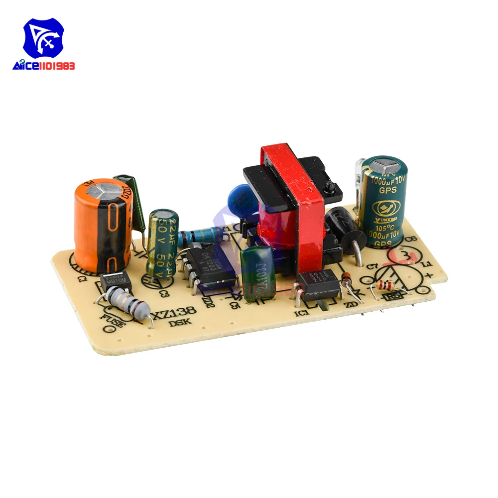 Diymore AC 100 240 В в постоянный ток 5 2 5a Импульсный блок питания барная плата штабивольт