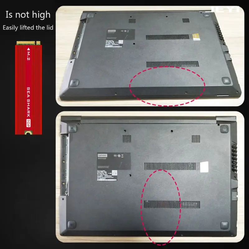 Алюминиевый лист теплоотвод радиатор NVME M.2 охлаждение U.2 теплопроводность