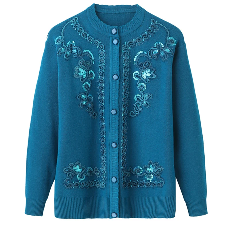 Новинка осенне зимний женский вязаный свитер пальто новый высококачественный