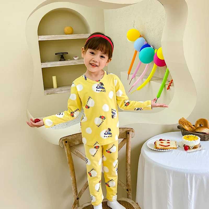 Пижама с единорогом для детей одежда сна мультяшным рисунком Детская на Хэллоуин