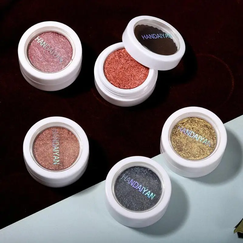12 Colors Matte Glitter Shimmering Eyeshadow Eyeshadow Palette Metallic Shiny Long-lasting Waterproof Cosmetic Shimmer Eyeshadow