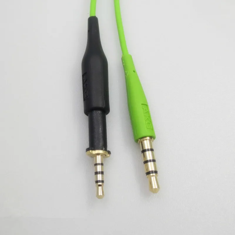 3 5 мм штекер 2 Мужской HIFI аудиокабель кабель для AKG K450 K451 K452 Q460 K480NC Сменный
