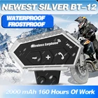 Водонепроницаемая мотоциклетная беспроводная гарнитура для шлема с защитой от помех