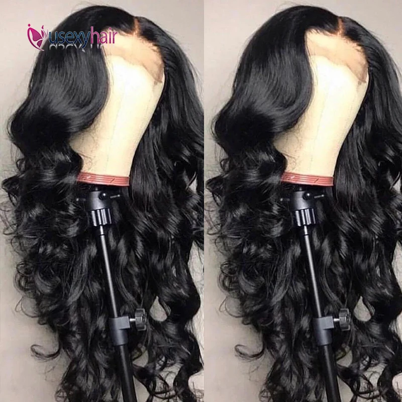 

USEXY Lace Front Wig 13*4 Brazilian Body Wave Wig 150% Density Lace Front Human Hair Wigs 360 Lace Frontal Wigs For Black Women