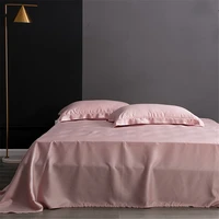 luxury 100 silk noble flat sheet silk queen king healthy bed linens set pillowcase for women men kids bed sheets